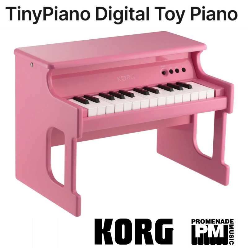 KORG TinyPIANO 25 Mini Key Digital Piano, Pink Finish