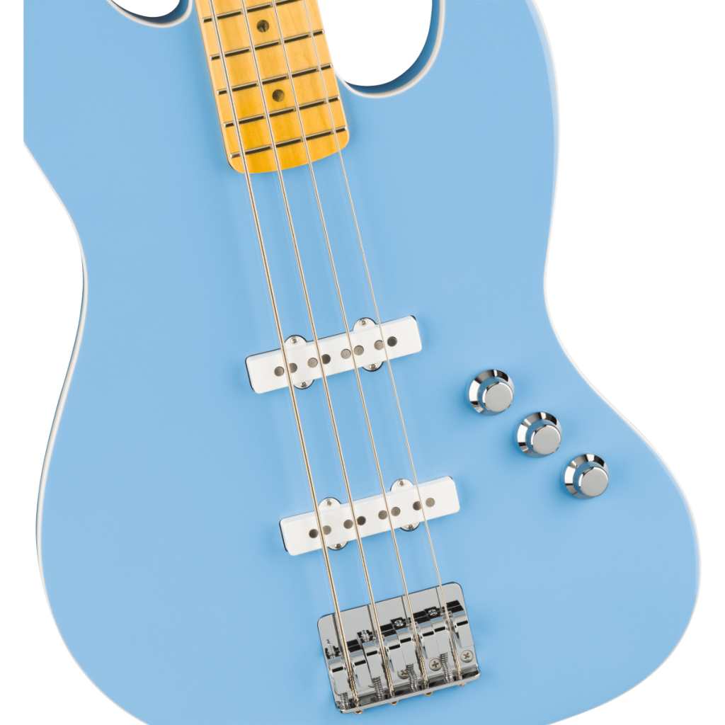 Fender Japanese Made Aerodyne Special 4-string Jazz Bass in California Blue  with Gig Bag - Promenade Music