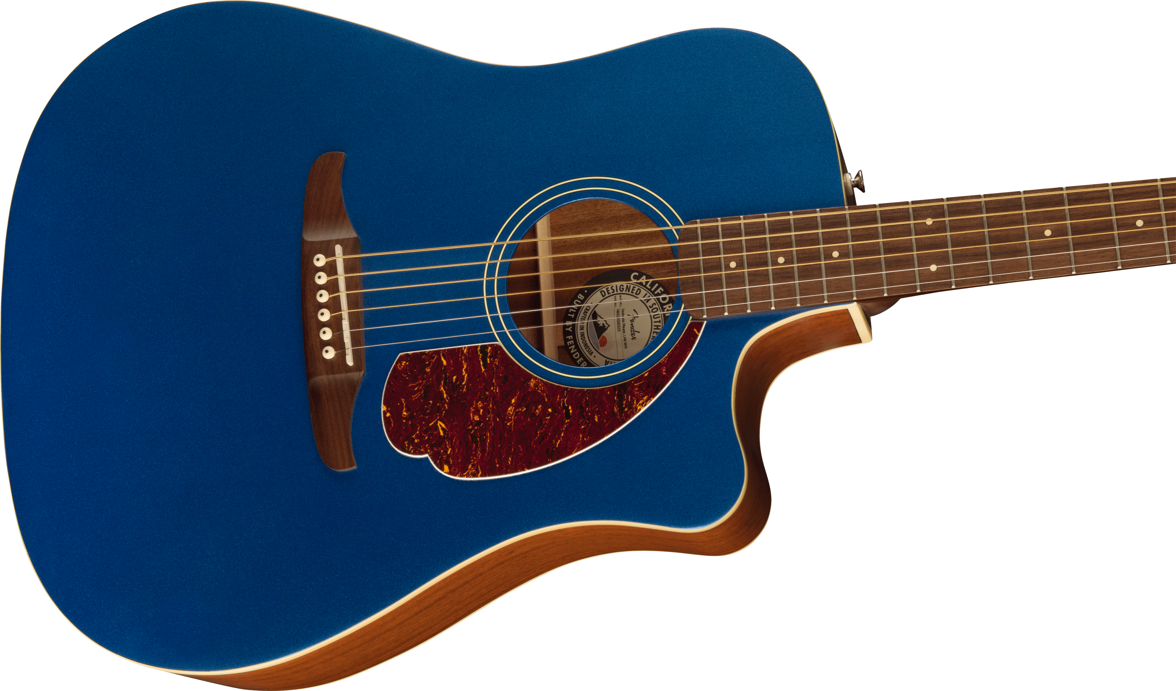 Fender Redondo Player, Electro-Acoustic Guitar, Lake Placid Blue