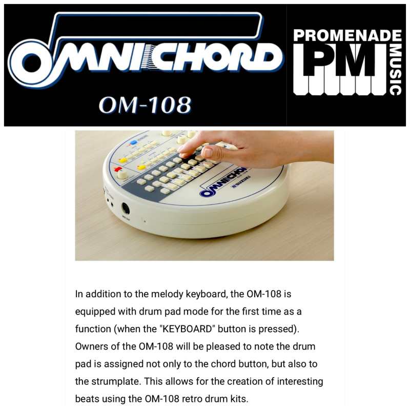 Suzuki OM108 Omnichord [OM-108] - Image 10