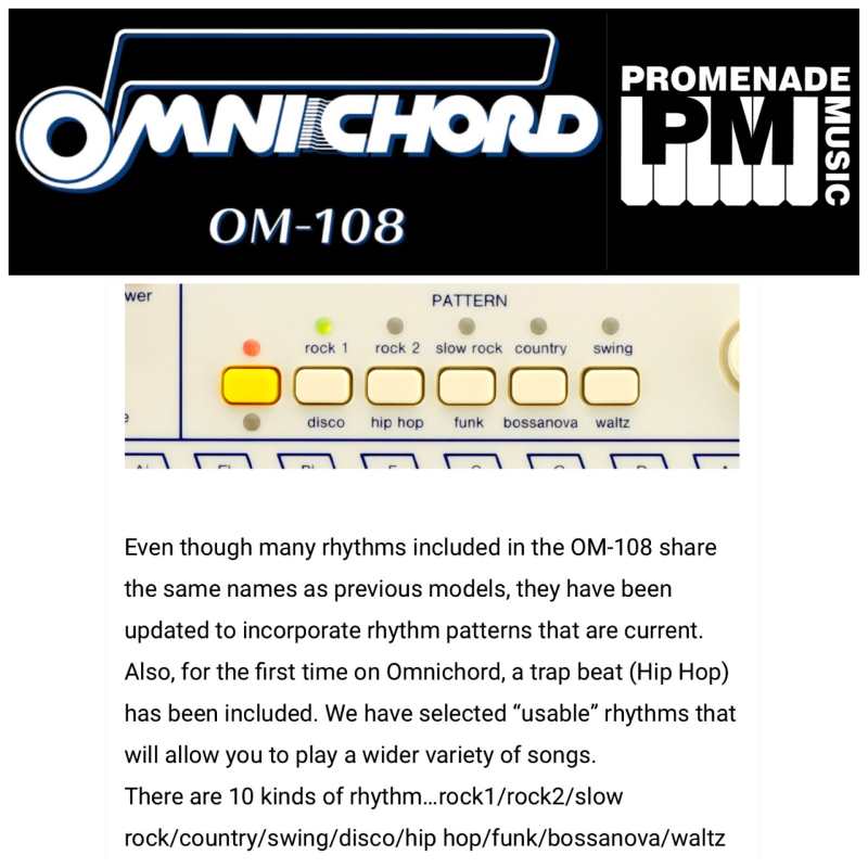 Suzuki OM108 Omnichord [OM-108] - Image 12