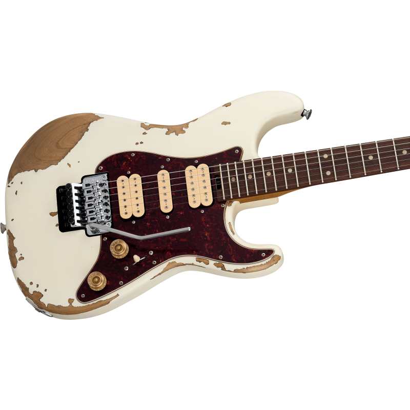 Charvel Super-Stock San Dimas Style 1 HH FR RW, Aged Arctic - Image 6